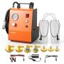 Zestaw do odpowietrzania hamulców elektrycznych VEVOR YS-0115D, 7 adapterów, 205 × 240 × 305 mm
