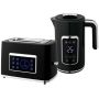 Electric Kettle and Toaster, 2 Slices, Black