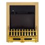 Kominek elektryczny Homcom 48,2x18,5x59,2cm., złoty/czarny