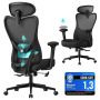Ergonomiczny fotel biurowy SONGMICS OBN066BH01