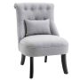 Fotel Homcom 52,5x69x77cm, szary/czarny