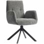 Fotel Homcom 60x61x88cm, szary/czarny