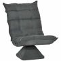 Fotel Homcom 62x70x95cm, ciemnoszary