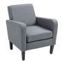 Fotel Homcom 66x72x74cm, szary/czarny