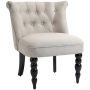 Fotel Homcom 67x67x78cm, beżowo-czarny