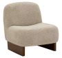 Fotel w stylu Japandi, 69 × 75 × 72 cm