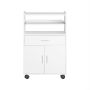 Kitchen cabinet 59x40x92cm., white/silver color