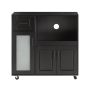 Kitchen cabinet 88.5x40x89cm., black