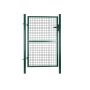 Furtka ogrodowa metalowa 106 x 150 cm, zielona GGD200G
