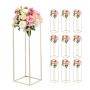 Stojaki na kwiaty VEVOR LJL-8018, 10 szt., kolor złoty, 28 × 80 × 28 cm