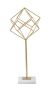 Geometric decorative sculpture, 16 × 41.5 × 18 cm