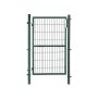 Furtka ogrodowa metalowa 106 x 150 cm, zielona GGD200L