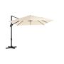 Adjustable umbrella 300 x 300 cm, beige