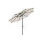 Parasol ogrodowy o średnicy 300 cm, beżowy