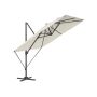 Parasol ogrodowy 270x270cm, beżowo-czarny