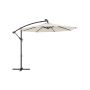 Parasol ogrodowy 300x300cm, beżowo-czarny