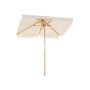 Parasol 200 x 125 cm, beżowy