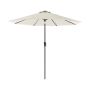 Parasol Ø 270 cm beżowy