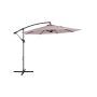 Parasol ogrodowy ze stojakiem 300 cm, kolor taupe