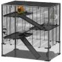 Rodent cage PawHut 78.5x48.5x80cm., black