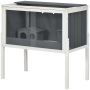 Rodent cage PawHut 82x45x81cm., gray/white