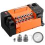 Ostrzałka do wierteł VEVOR MR-13A, 3–15 mm, 13 tulejek, 290 × 160 × 140 mm