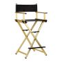 Makeup chair, With footrest, Gold
