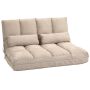 Sofa rozkładana Homcom 102x73x60cm, beżowa