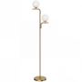 Floor lamp, 2 E27 sockets, Gold, 33 × 28 × 170 cm
