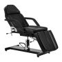 Beauty chair Sillon 210, with split footrest, Black
