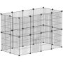 Animal enclosure PawHut 120x60x80cm., black