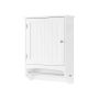 Wall cabinet with towel holder