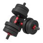 Dumbbell and barbell set, 20 kg