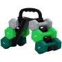 Dumbbell set, 6 pcs. with stand