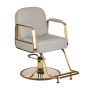 Hydrauliczny fotel fryzjerski Gabbiano Acri, Sand/gold
