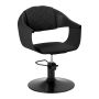 Fotel fryzjerski hydrauliczny Hair System Halo, czarny