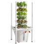 Hydroponic tower VEVOR VV2-6C-EU, 6 tiers, 30 capsules, White, 35 × 87 × 35 cm