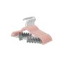 Trouser hanger with velvet cover set of 12 pcs