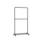 Clothes rack 40.5x91x194cm., black