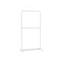 Clothes rack on wheels 40.5x91x194cm., white