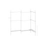 Clothes rack 33.5x353x310cm., white