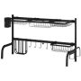 Dish drying rack Homcom 93x30x52cm., black
