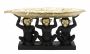 Interior decoration Mauro Ferretti 011942000T, 3 monkeys, 43 × 20 × 15.7 cm