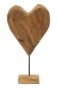 Dobu interior sculpture, heart-shaped, 25 × 45 × 12 cm