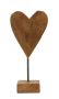 Interior sculpture, heart-shaped, 15 × 35 × 10 cm
