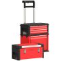 Tool box set, 3 tiers, 52 × 32 × 72 cm