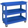 Tool trolley, 3 tiers, Blue, 83 × 76 × 35.3 cm