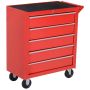 Tool trolley Durhand 69x33x75cm., red/black