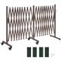 Expandable safety barrier VEVOR XSJ-S-0005, double, 617–6030 × 470 × 1020 mm