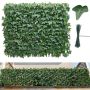 Expandable artificial plant fence VEVOR JN-LF-01, 1 panel, Green, 63.5 × 320 cm